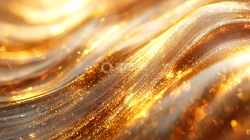 高清大图下载【趣麦麦图】金色波浪