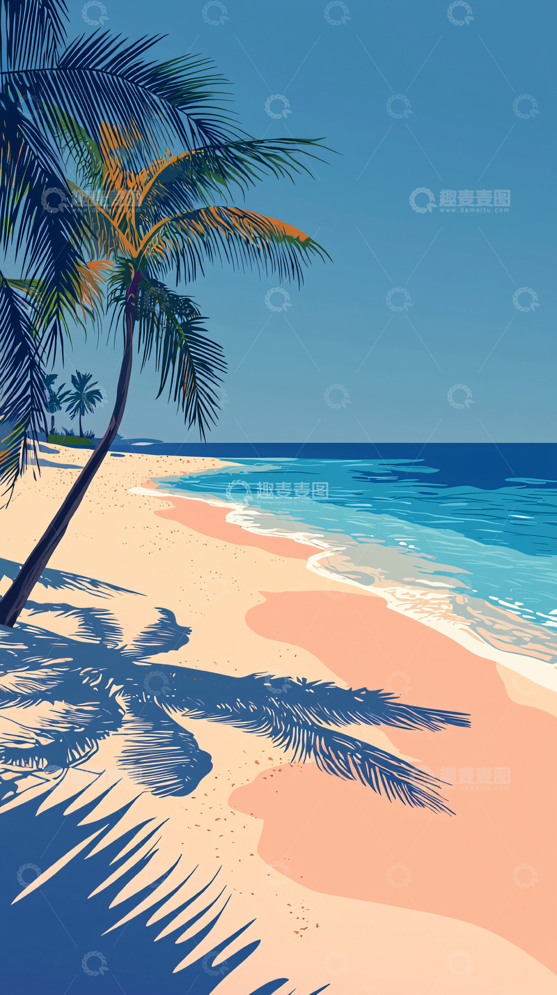 高清大图下载【趣麦麦图】热带海滩