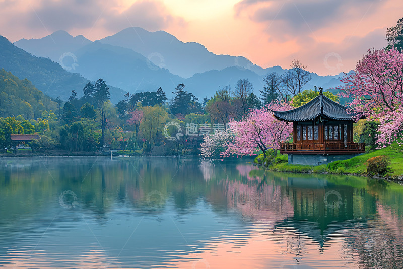 高清大图下载【趣麦麦图】山水画卷