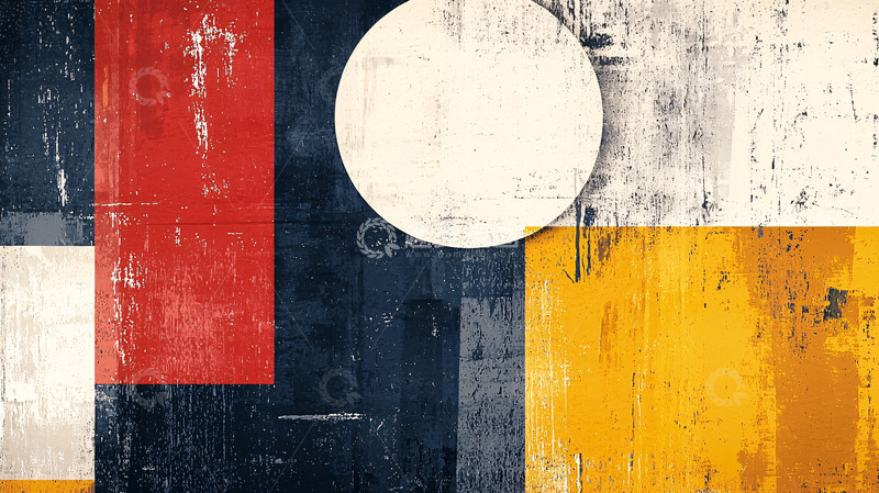 高清大图下载【趣麦麦图】抽象几何构成