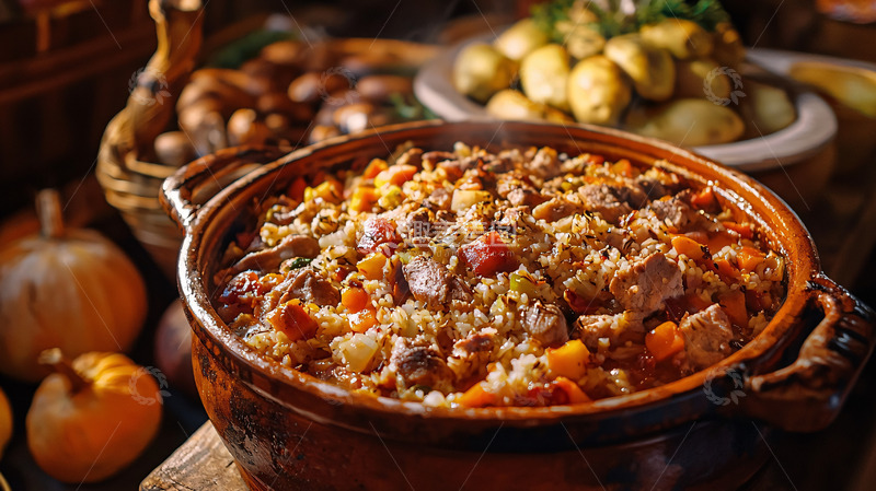 高清大图下载【趣麦麦图】香喷喷的炖菜