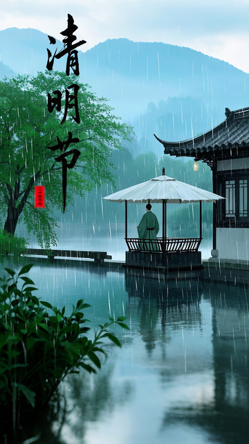 清明节雨纷纷古风