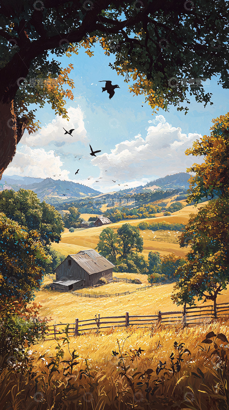 高清大图下载【趣麦麦图】田园风光32