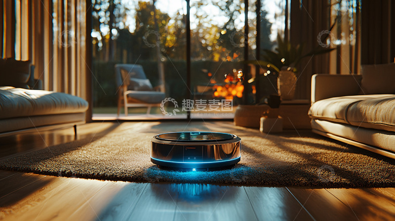 高清大图下载【趣麦麦图】智能扫地机器人