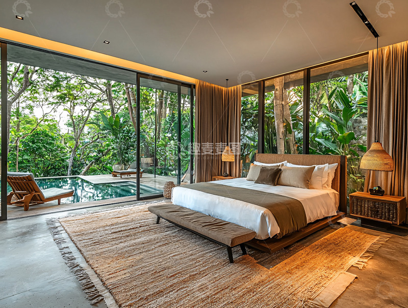 高清大图下载【趣麦麦图】现代简约卧室设计2