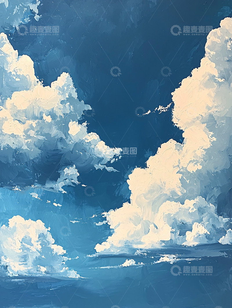 高清大图下载【趣麦麦图】蓝天白云