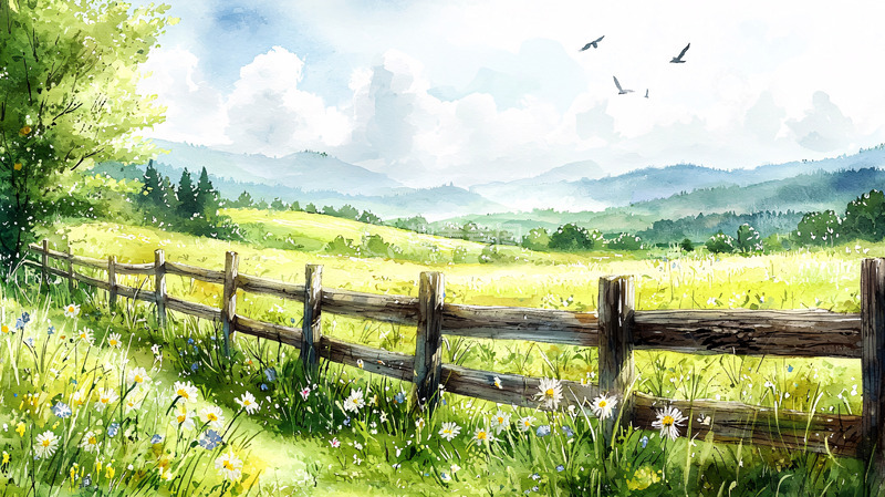 高清大图下载【趣麦麦图】田园风光33