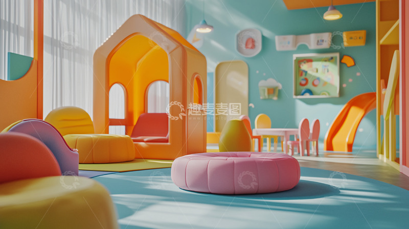 高清大图下载【趣麦麦图】儿童游乐室