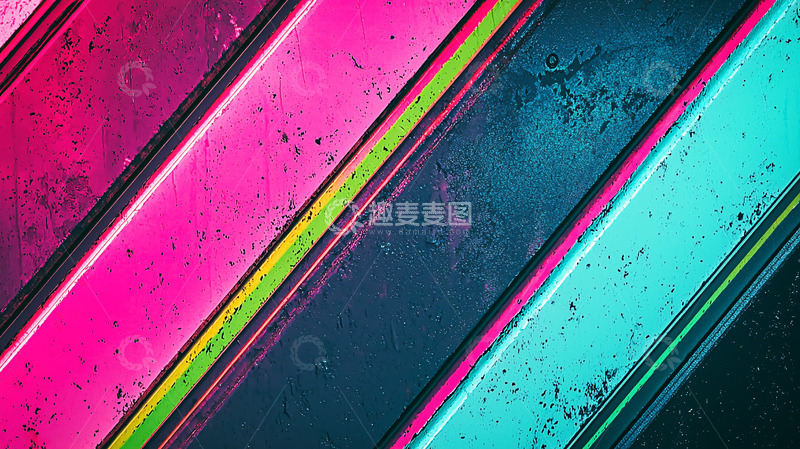 高清大图下载【趣麦麦图】彩色斜条纹