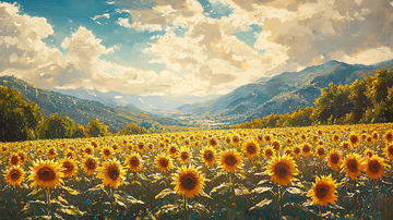 向日葵田园风光