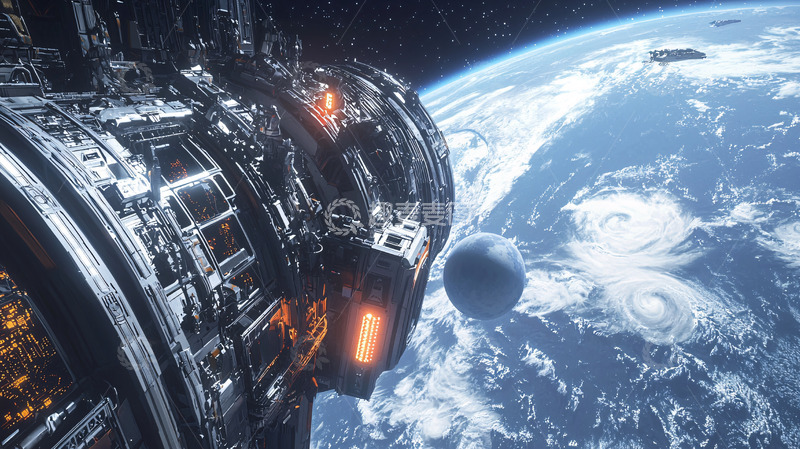 高清大图下载【趣麦麦图】太空飞船