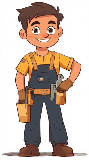 卡通维修工