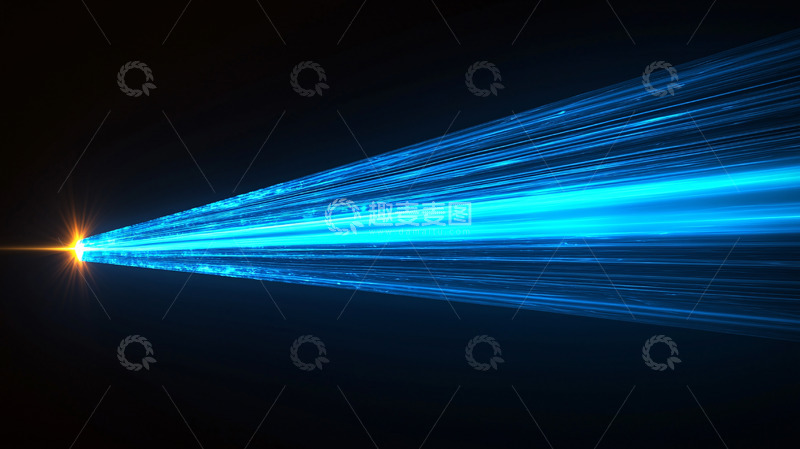 高清大图下载【趣麦麦图】蓝色光束