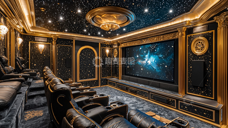 高清大图下载【趣麦麦图】奢华家庭影院