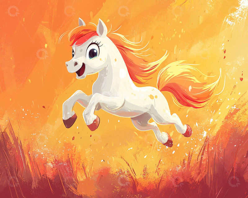 高清大图下载【趣麦麦图】卡通小马