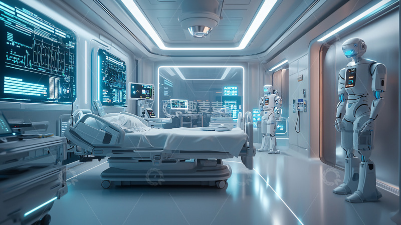 高清大图下载【趣麦麦图】未来医院病房