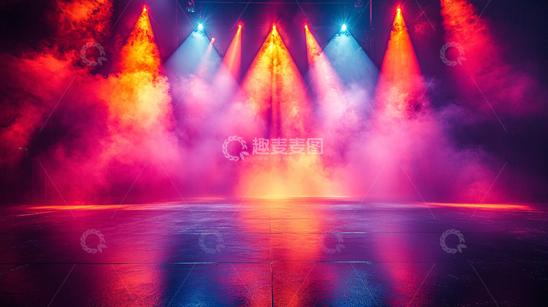 高清大图下载【趣麦麦图】舞台灯光1