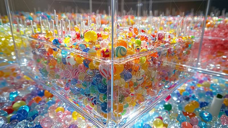 高清大图下载【趣麦麦图】彩色透明小球