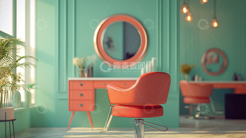 高清大图下载【趣麦麦图】清新美发沙龙