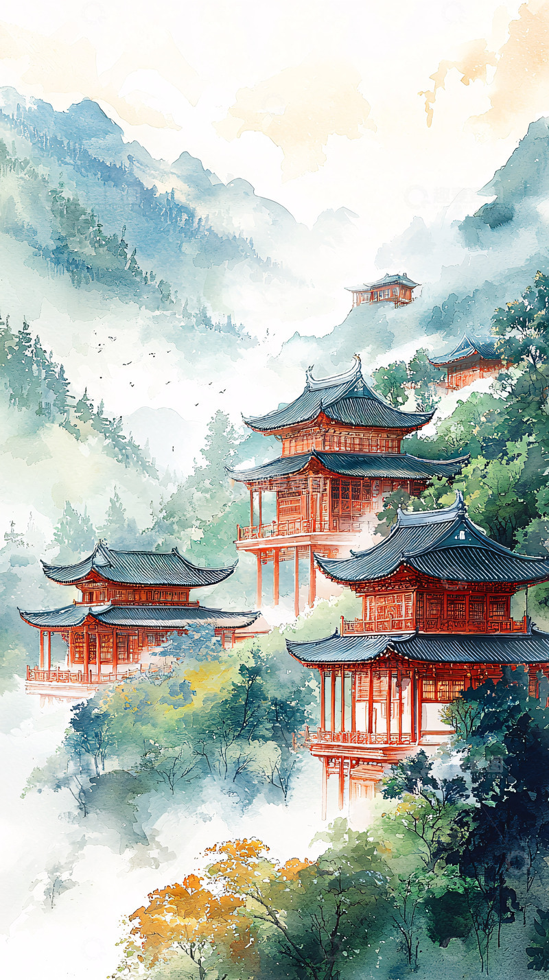 高清大图下载【趣麦麦图】水墨画