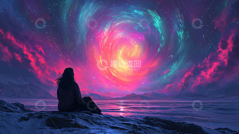 高清大图下载【趣麦麦图】梦幻星空