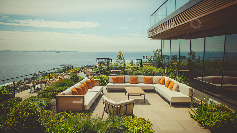 高清大图下载【趣麦麦图】海景露台休闲区