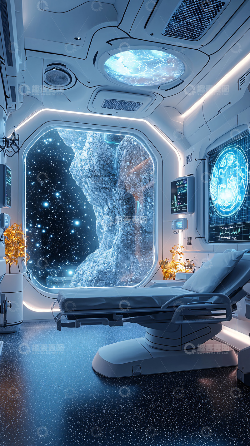 高清大图下载【趣麦麦图】太空医疗舱