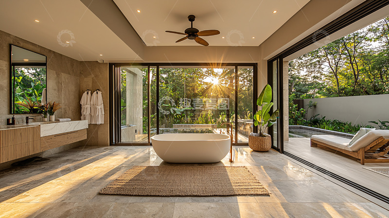 高清大图下载【趣麦麦图】现代简约别墅卫浴