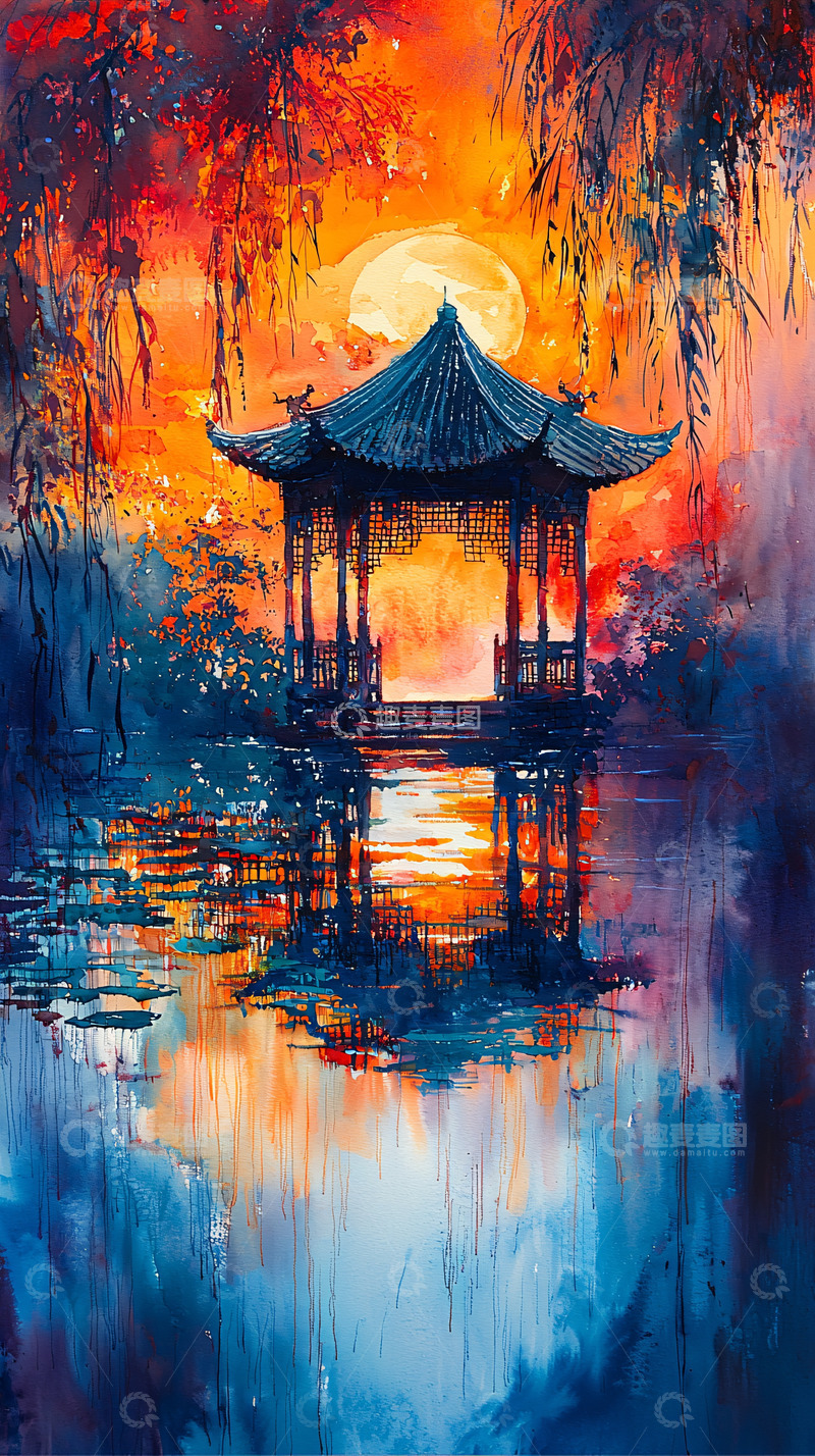 高清大图下载【趣麦麦图】水墨画