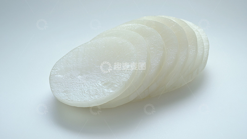 高清大图下载【趣麦麦图】白萝卜切片