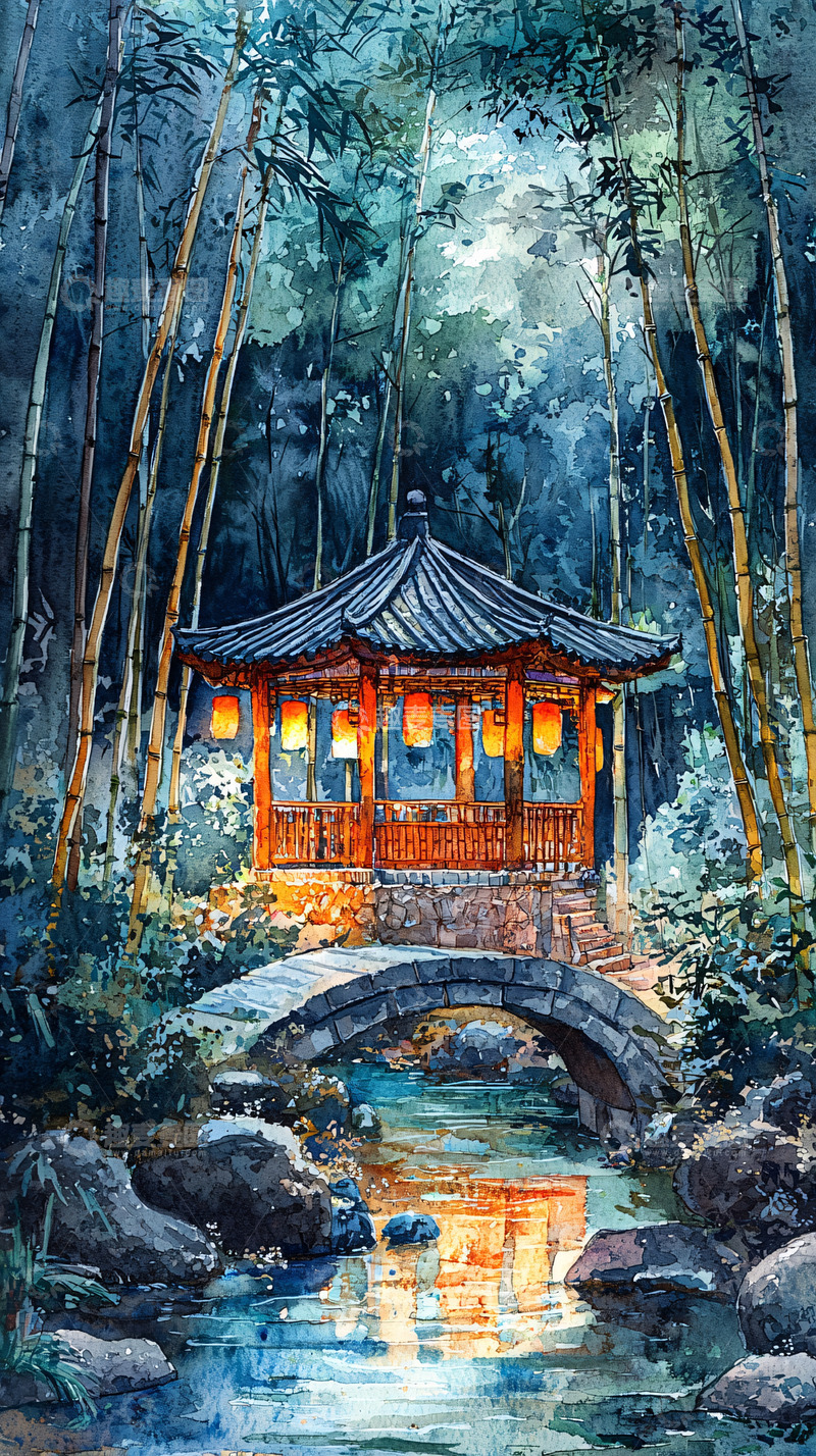 高清大图下载【趣麦麦图】水墨画