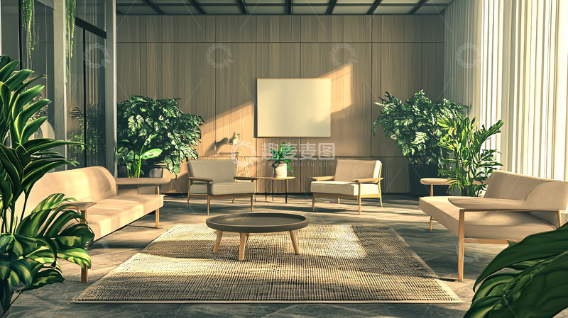 高清大图下载【趣麦麦图】现代简约风格客厅设计