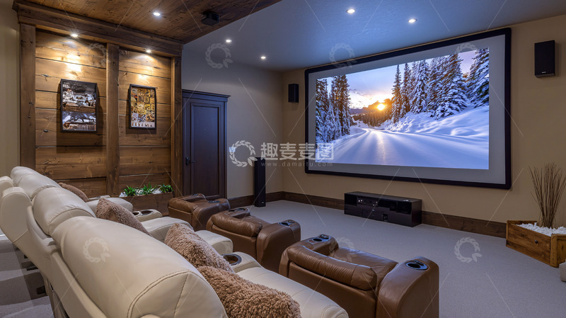 高清大图下载【趣麦麦图】高端家庭影院