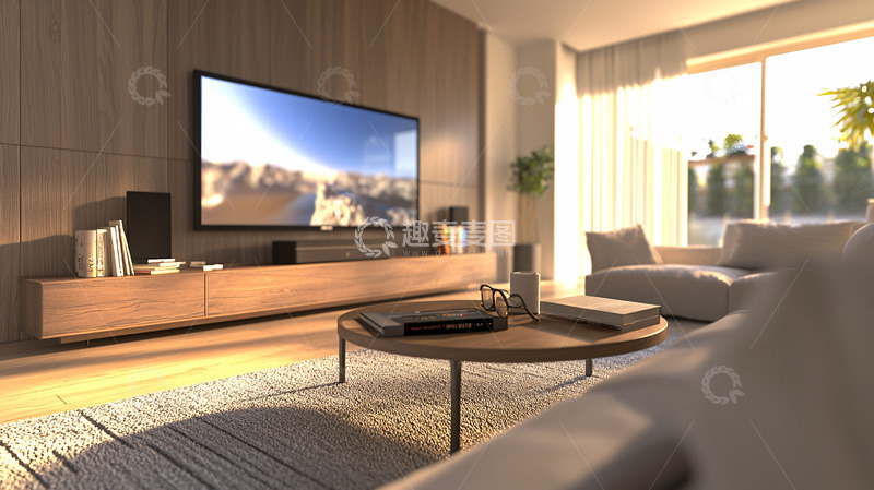 高清大图下载【趣麦麦图】现代简约客厅电视背景墙