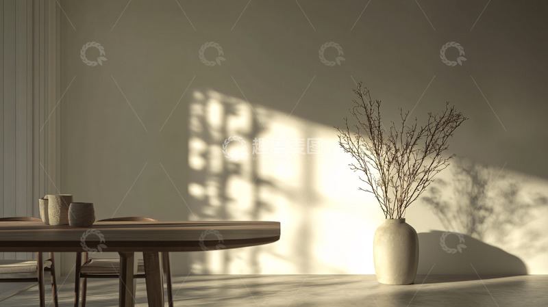 高清大图下载【趣麦麦图】极简风室内光影