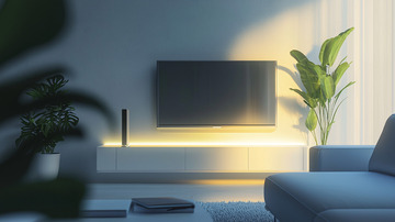 现代简约客厅电视背景墙