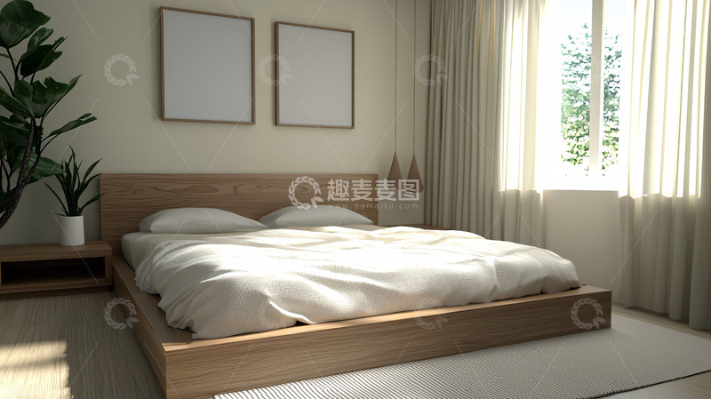 高清大图下载【趣麦麦图】极简卧室设计
