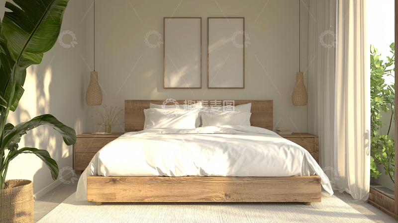 高清大图下载【趣麦麦图】极简风卧室设计