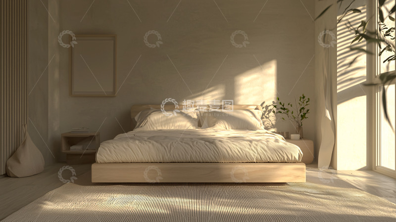 高清大图下载【趣麦麦图】极简风卧室设计