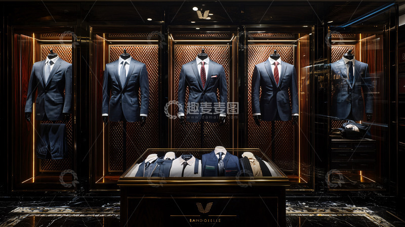 高清大图下载【趣麦麦图】高端定制西装展示