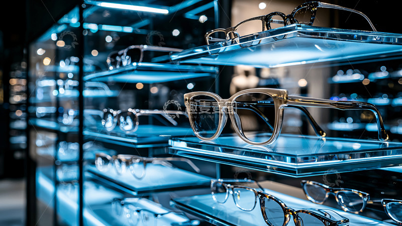 高清大图下载【趣麦麦图】眼镜展示柜高清图片