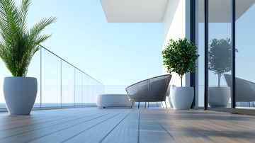 现代简约阳台设计