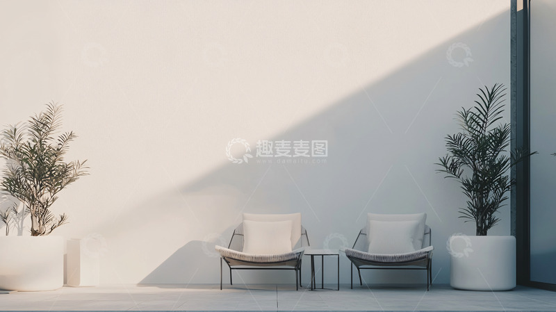 高清大图下载【趣麦麦图】极简主义户外休闲区