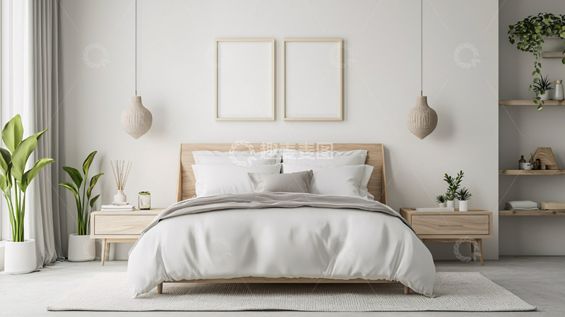 高清大图下载【趣麦麦图】极简风卧室设计