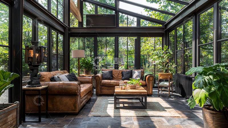 高清大图下载【趣麦麦图】阳光房客厅高清图片