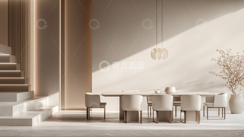 高清大图下载【趣麦麦图】极简风室内设计