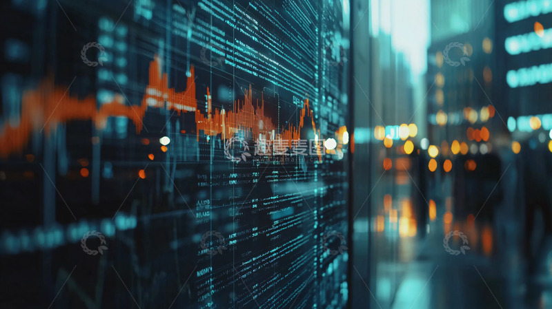 高清大图下载【趣麦麦图】金融交易背景