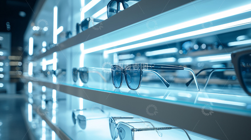 高清大图下载【趣麦麦图】眼镜店陈列高清图片