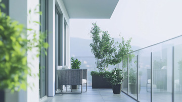 现代简约阳台设计