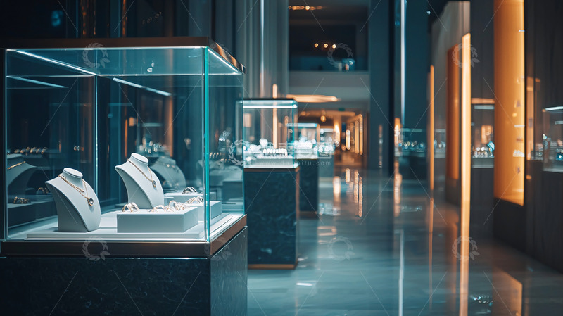 高清大图下载【趣麦麦图】高端珠宝展示柜